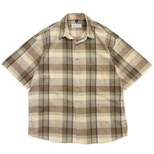 画像をギャラリービューアに読み込む, PIERRE CARDIN S/S PLAID SHIRT