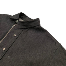 画像をギャラリービューアに読み込む, Am I… / Twisted World 7.5oz Black Denim 1pocket L/S Shirt