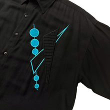 画像をギャラリービューアに読み込む, 80s S/S GEOMETRIC PATTERN SHIRT