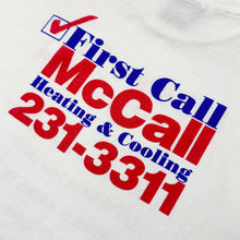 画像をギャラリービューアに読み込む, MCCALL HEATING & COOLING “HOW TO KEEP COOL” S/S TEE