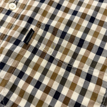 画像をギャラリービューアに読み込む, 90s AQUASCUTUM L/S CLUB CHECK SHIRT