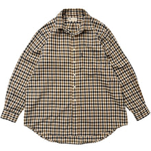 画像をギャラリービューアに読み込む, 90s AQUASCUTUM L/S CLUB CHECK SHIRT