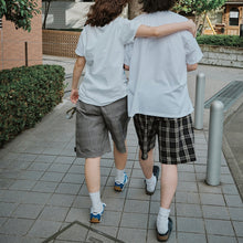 画像をギャラリービューアに読み込む, SEDAN ALL-PURPOSE / COTTON LINEN PLAID SHORTS
