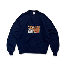 画像をギャラリービューアに読み込む, 90s JERZEES CROSS STITCH “JAGUAR” CREWNECK / L