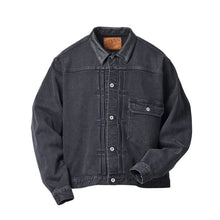 画像をギャラリービューアに読み込む, SEDAN ALL-PURPOSE / LEATHER COLLAR DENIM JACKET
