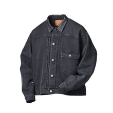 画像をギャラリービューアに読み込む, SEDAN ALL-PURPOSE / LEATHER COLLAR DENIM JACKET
