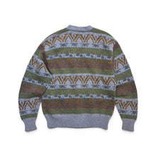 画像をギャラリービューアに読み込む, BOSSBAT GEOMETRIC PATTERN KNIT CARDIGAN
