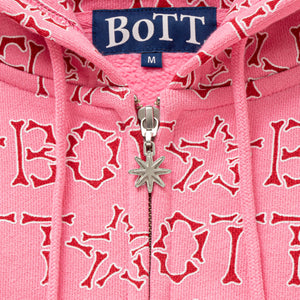 BoTT / BONE ZIP HOODIE