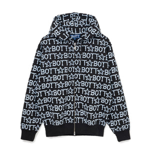 BoTT / BONE ZIP HOODIE