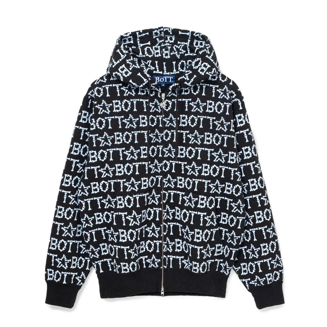 BoTT / BONE ZIP HOODIE