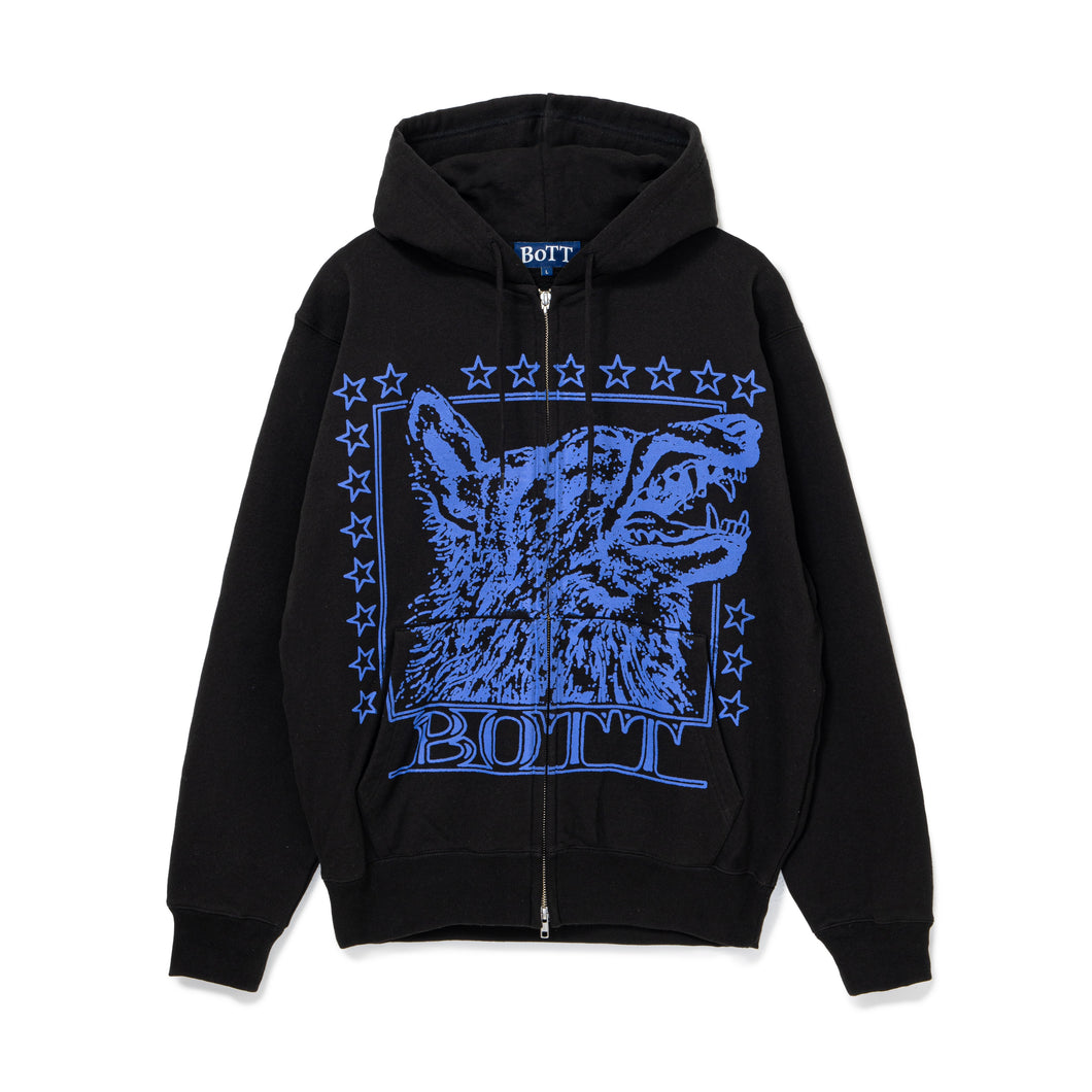 BoTT / WOLF ZIP HOODIE