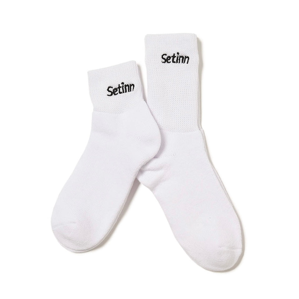 SETINN / CLUB SOCKS 2P : WHITE