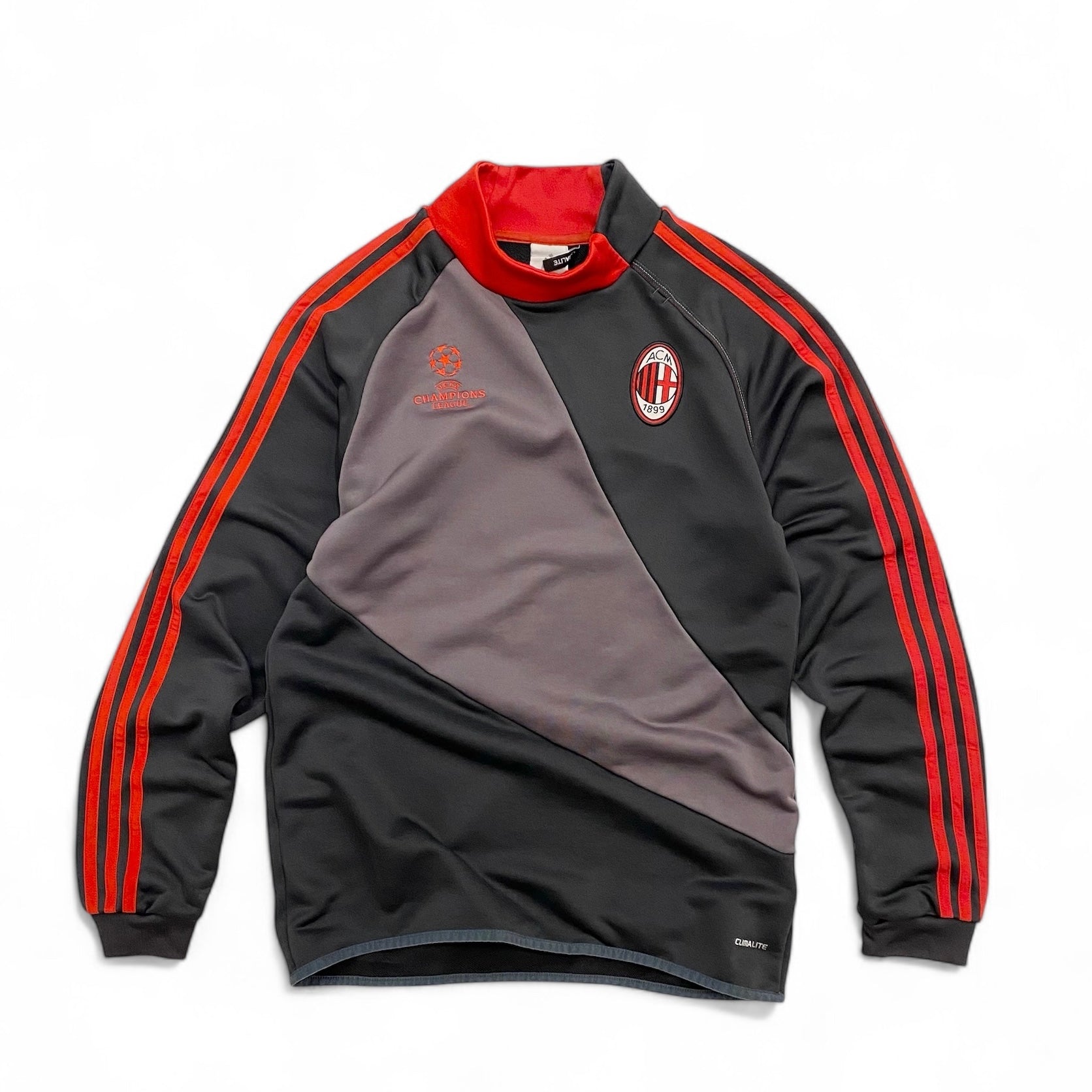2012 UEFA CHAMPIONS LEAGUE AC MILAN L/S WARM UP SHIRT – TOXGO