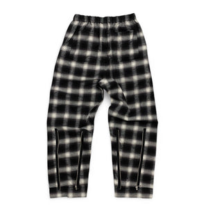 Am I… / Good Night, World Cotton Flannel Plaid Lounge Pants