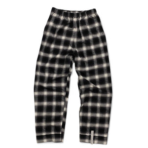 Am I… / Good Night, World Cotton Flannel Plaid Lounge Pants