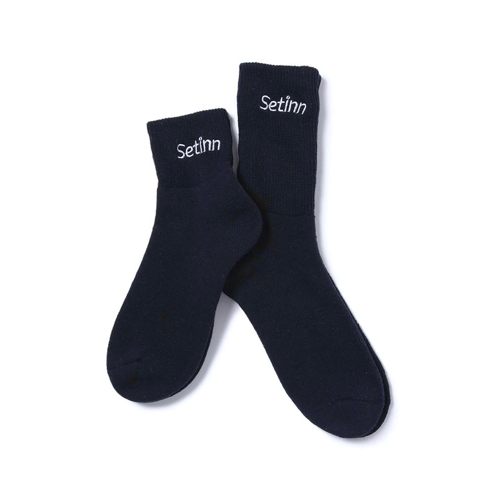 SETINN / CLUB SOCKS 2P : NAVY