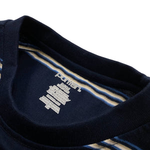 PURITAN S/S STRIPED POCKET TEE