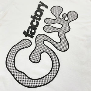 GLUE FACTORY / JUMBO LOGO TEE (WHT)