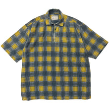 画像をギャラリービューアに読み込む, EURO 1/4 ZIP S/S PULLOVER SHIRT
