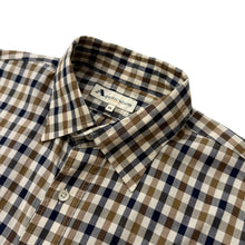 画像をギャラリービューアに読み込む, 90s AQUASCUTUM L/S CLUB CHECK SHIRT
