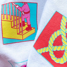 画像をギャラリービューアに読み込む, WAITING ROOM / SMALLTALK “STICKER BOOK TEE”
