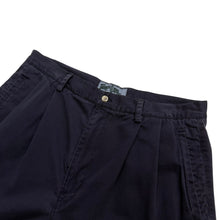 画像をギャラリービューアに読み込む, TABASCO CLOTHING 2 TUCK SHORTS / NAVY
