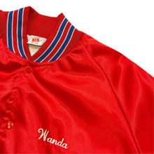 画像をギャラリービューアに読み込む, 80s NABISCO “RITZ” SATIN VARSITY JACKET
