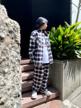 画像をギャラリービューアに読み込む, Am I… / Good Night, World Cotton Flannel Plaid Lounge Pants
