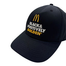 画像をギャラリービューアに読み込む, MCDONALD’S “BLACK &amp; POSITIVELY GOLDEN” 6PANEL CAP
