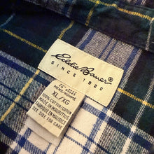画像をギャラリービューアに読み込む, 00s EDDIE BAUER L/S FLANNEL SHIRT
