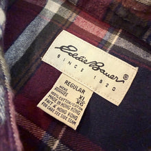 画像をギャラリービューアに読み込む, 00s EDDIE BAUER L/S FLANNEL SHIRT
