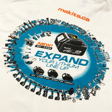 画像をギャラリービューアに読み込む, MAKITA PROMOTION S/S TEE
