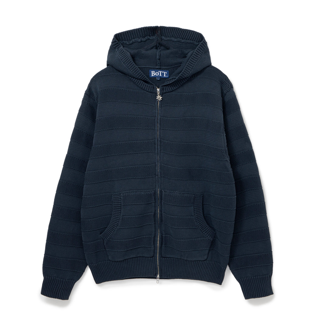 BoTT / KNIT ZIP HOODIE