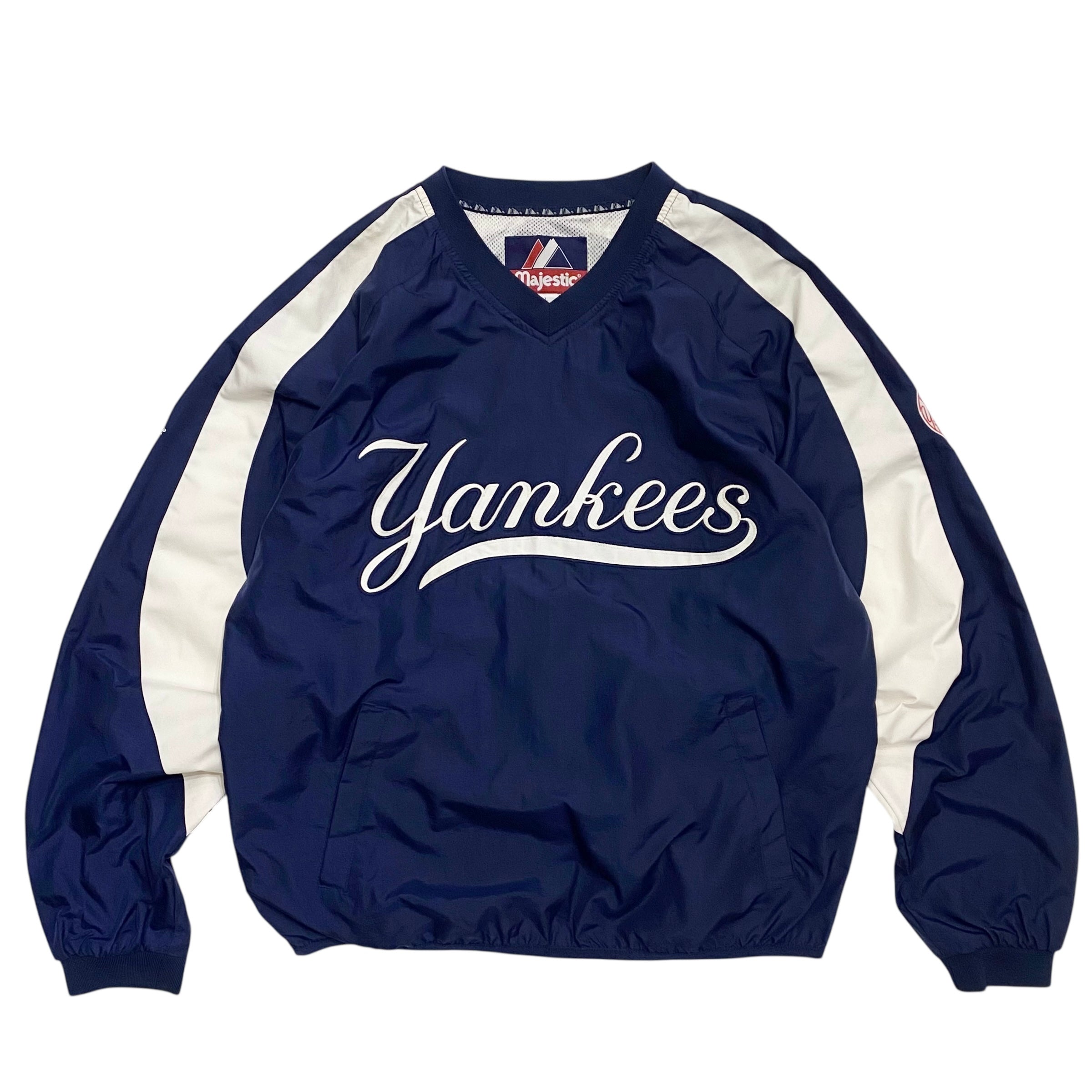 ウェア Majestic Yankees Authentic Collection 2008 MAJESTIC YANKEES NYLON PULLOVER – TOXGO