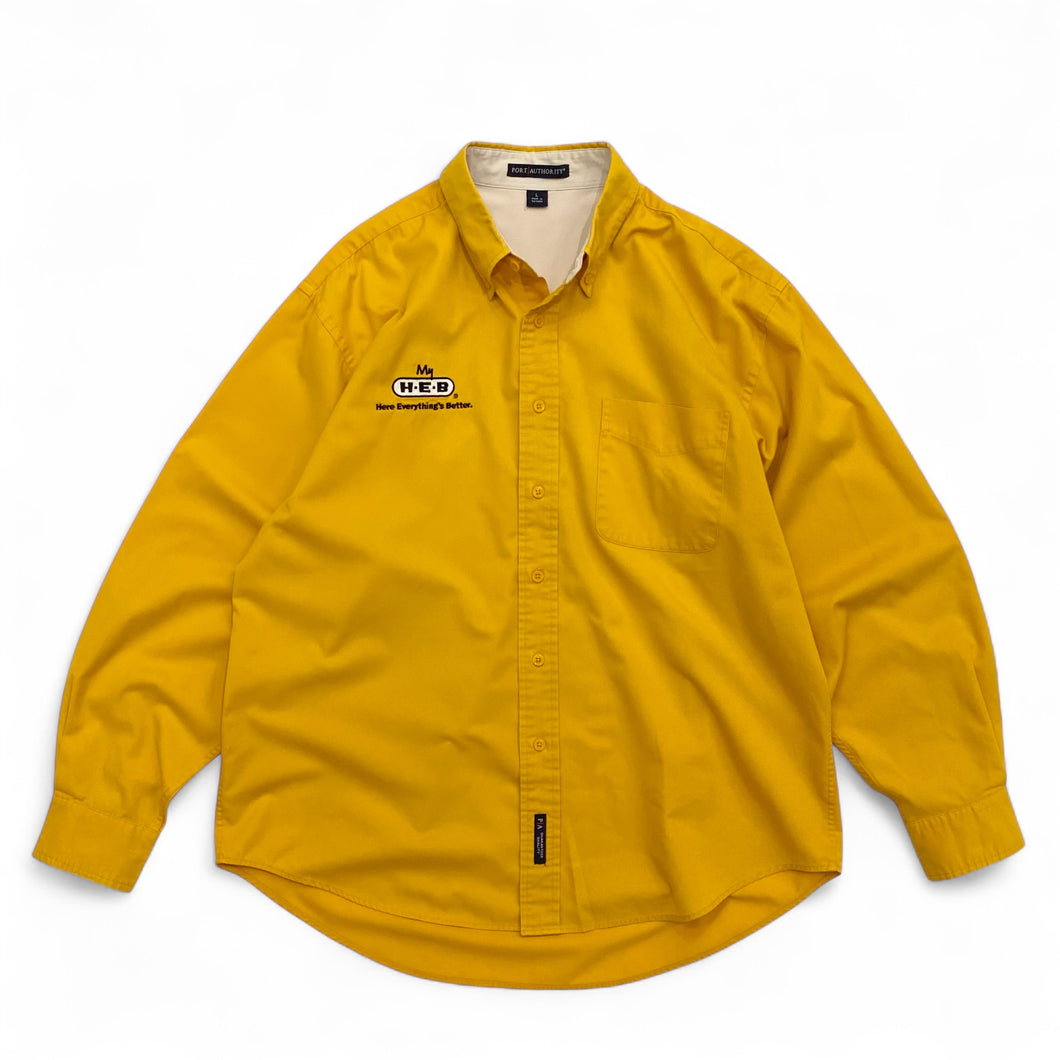 H-E-B L/S UNIFORM BD SHIRT