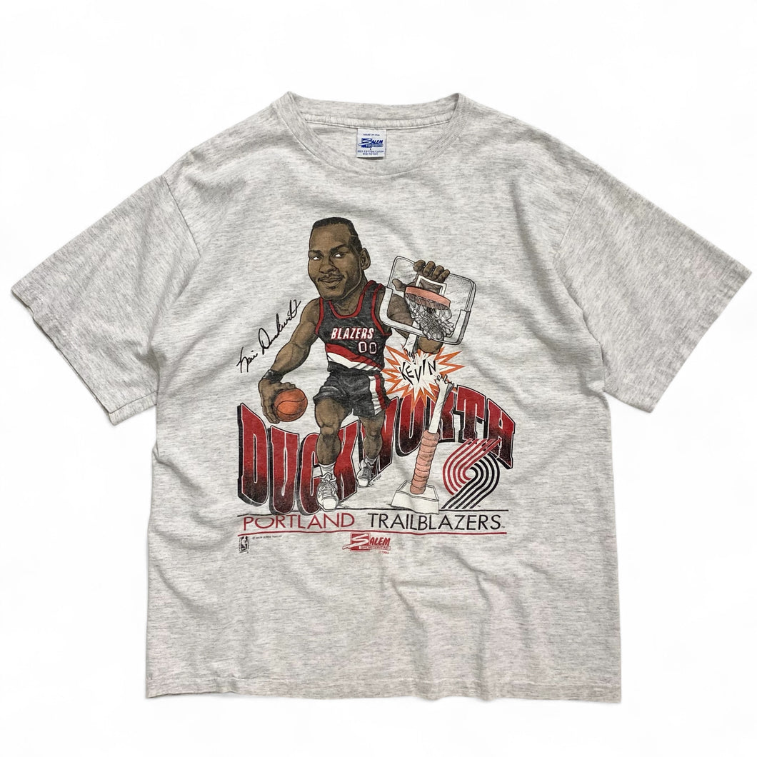 90s SALEM PORTLAND TRAILBLAZERS “KEVIN DUCKWORTH” S/S TEE