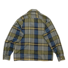 画像をギャラリービューアに読み込む, 60s PRESTIGE L/S OPEN COLLAR PLAID SHIRT
