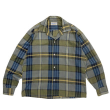 画像をギャラリービューアに読み込む, 60s PRESTIGE L/S OPEN COLLAR PLAID SHIRT
