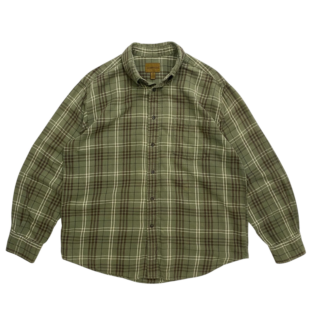 90s ST. JOHN’S BAY L/S FLANNEL SHIRT