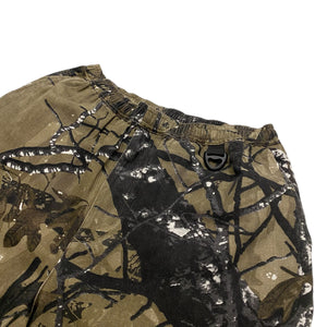SEDAN ALL-PURPOSE / CAMOUFLAGE WIDE EASY PANTS / BLACK LEAF
