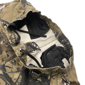 SEDAN ALL-PURPOSE / CAMOUFLAGE WIDE EASY PANTS / BLACK LEAF
