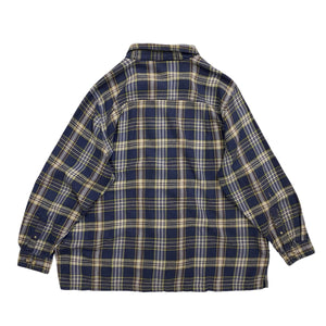 90s ZIP UP FLANNEL SHIRT