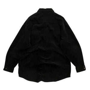 90s ZIP UP CORDUROY SHIRT