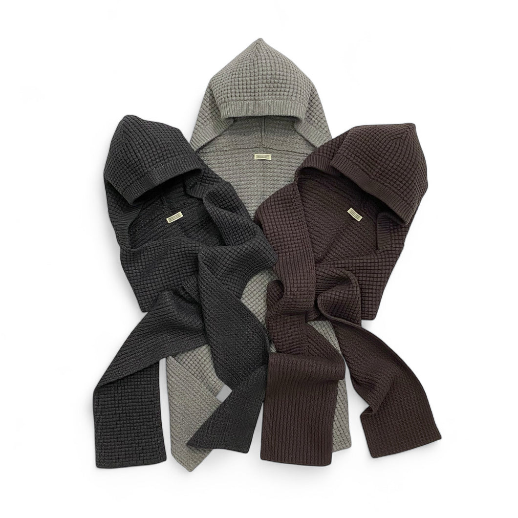 COMFORTABLE REASON / WAFFLE HOOD SCARF