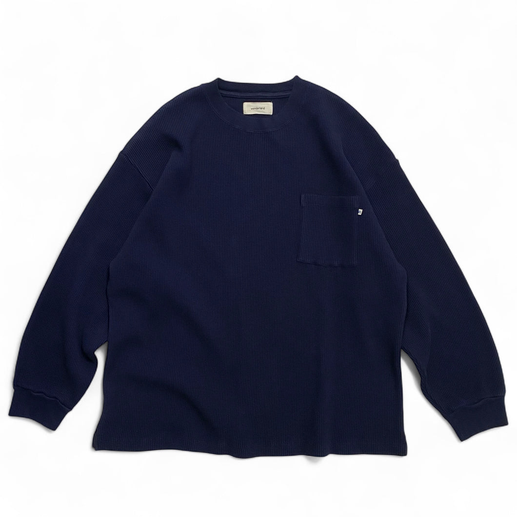 WONDERLAND / WAFFLE L/S : DARK NAVY