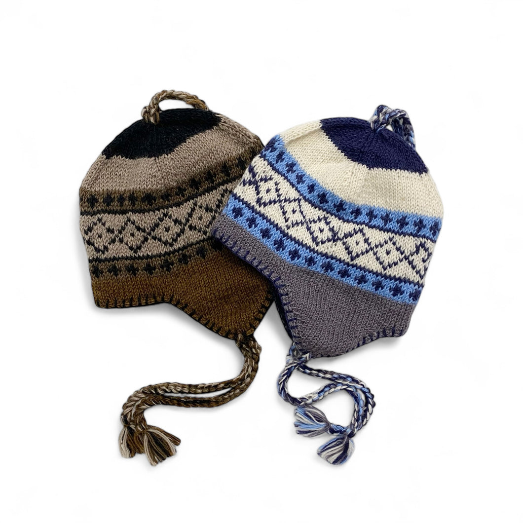 SEDAN ALL-PURPOSE / HAND KNIT EAR FLAP BEANIE