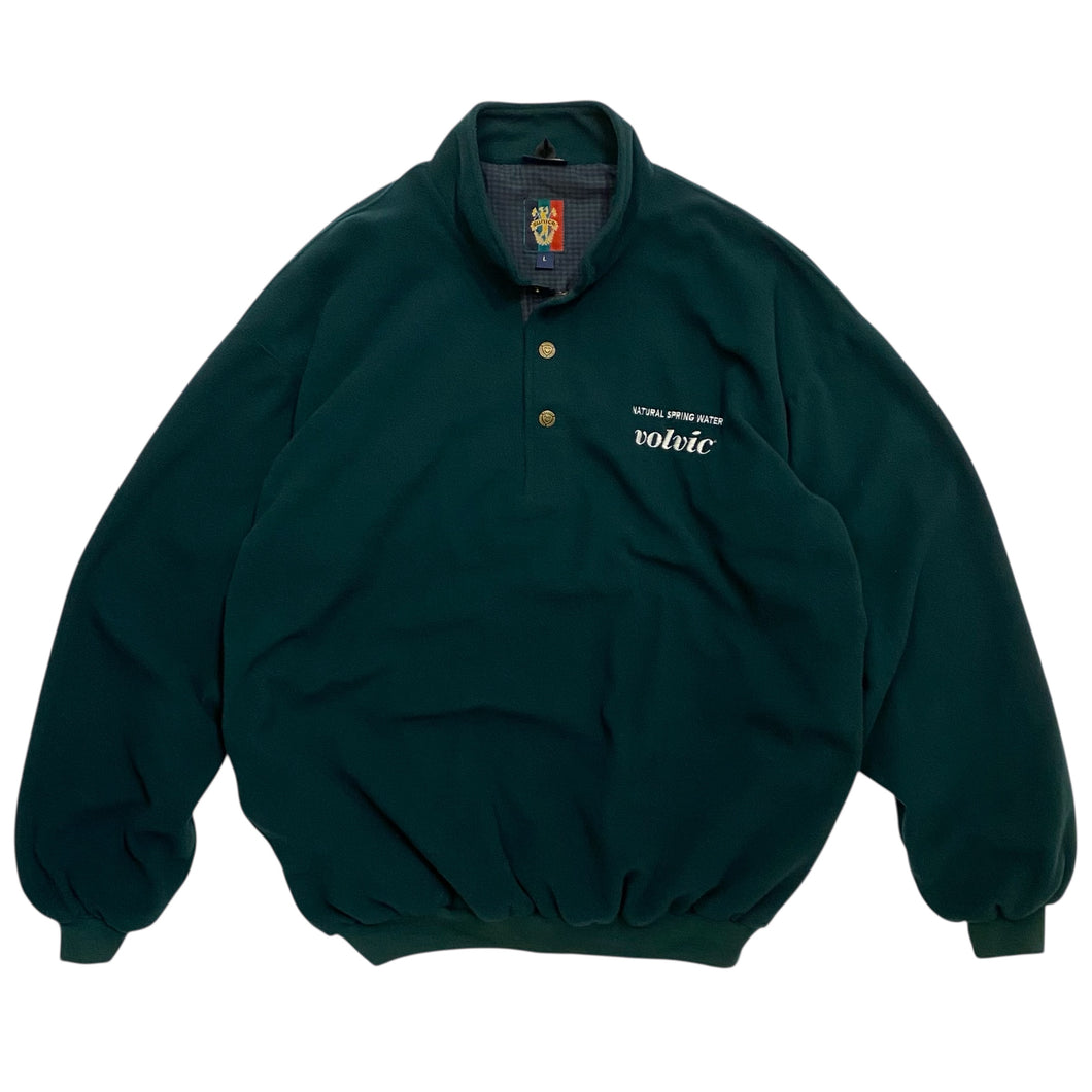 VOLVIC FLEECE PULLOVER / GREEN