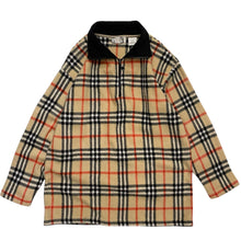 画像をギャラリービューアに読み込む, 90s BURBERRY INSPIRED FLEECE PULLOVER
