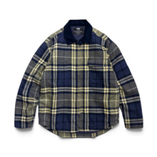 画像をギャラリービューアに読み込む, PLAID FLANNEL QUILTED JACKET
