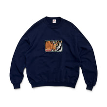 画像をギャラリービューアに読み込む, 90s JERZEES CROSS STITCH “TIGER” CREWNECK / XL
